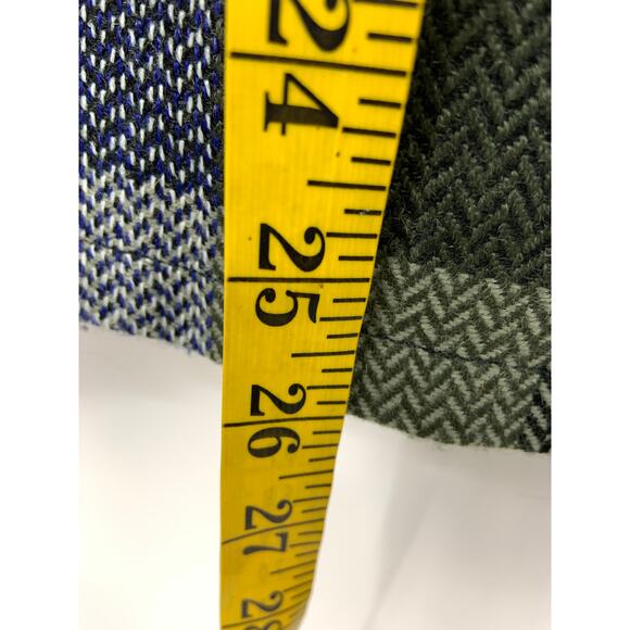 Volcom Wool Blend Plaid Peacoat Jacket  Size XS  DAMAGE - Picture 9 of 10